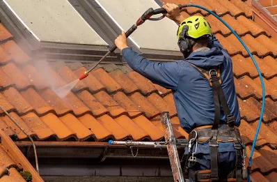 Démoussage et hydrofuge de toiture à Hardifort